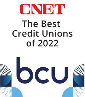 Image of CNET graphic BCU Best Credit Union 2022