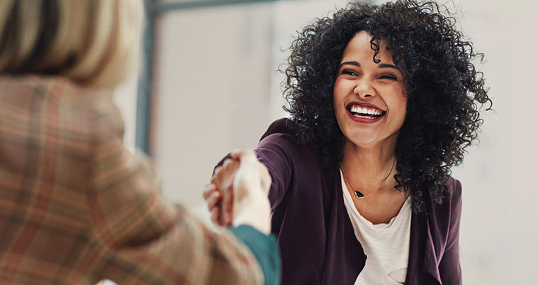 Happy Credit Union member